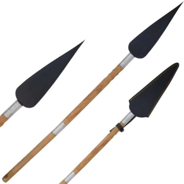 Medieval Warrior Handmade - Viking Spear With Sheath - OR-702B