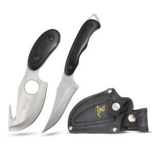 Elk Ridge - 2-PC Fixed Blade Hunting Knife Set - ER-300BK