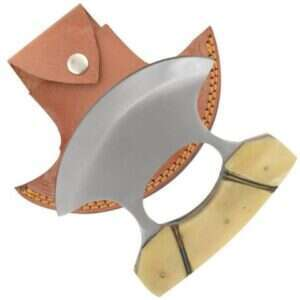 Wild Turkey - Handmade Alaskan Ulu knife Crescent - WT-5024BS