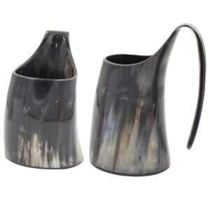 Medieval Warrior - Viking Drinking Real Horn Tankard - VIKING MUG