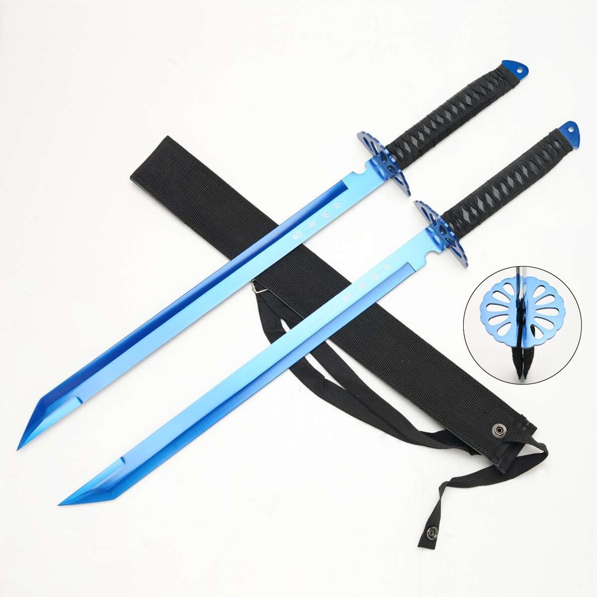 BladesUSA - Twin Ninja Swords - Set of 2 - HK-6183BL