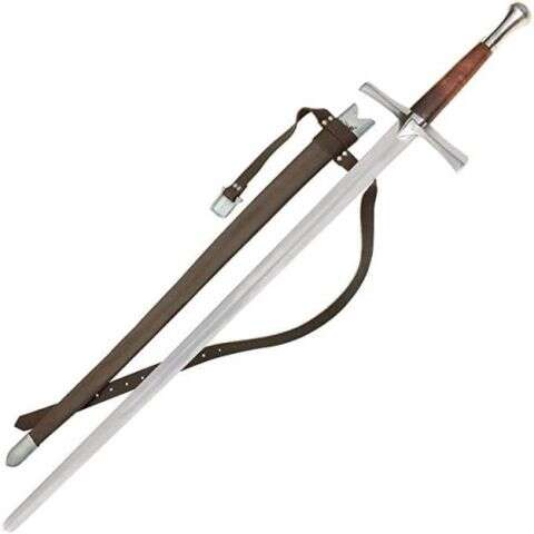 Medieval Warrior - Late Middle Ages Hand and A Half High Carbon Steel Sword - TC-5103