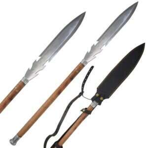 Medieval Warrior Handmade - Viking Spear With Sheath - OR-712