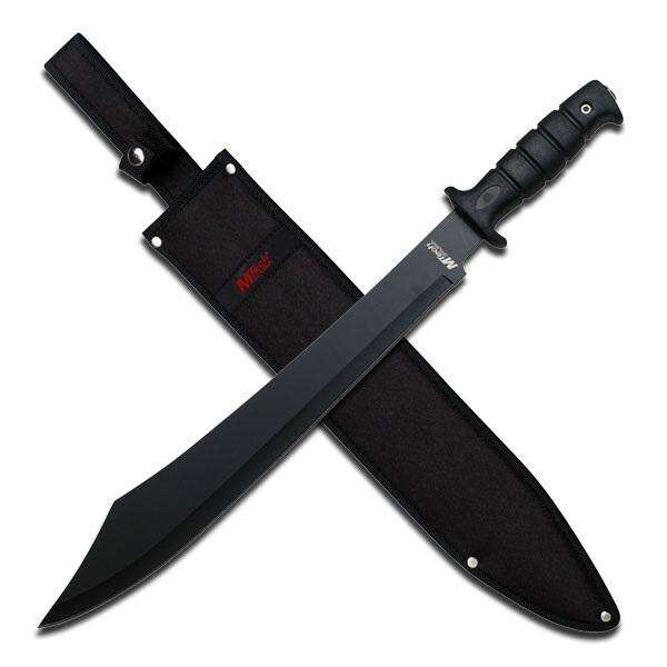 MTech USA - djungelkniv / röjkniv - Nylonslida - 20 tum - Svart - USA DESIGN - 3mm blad