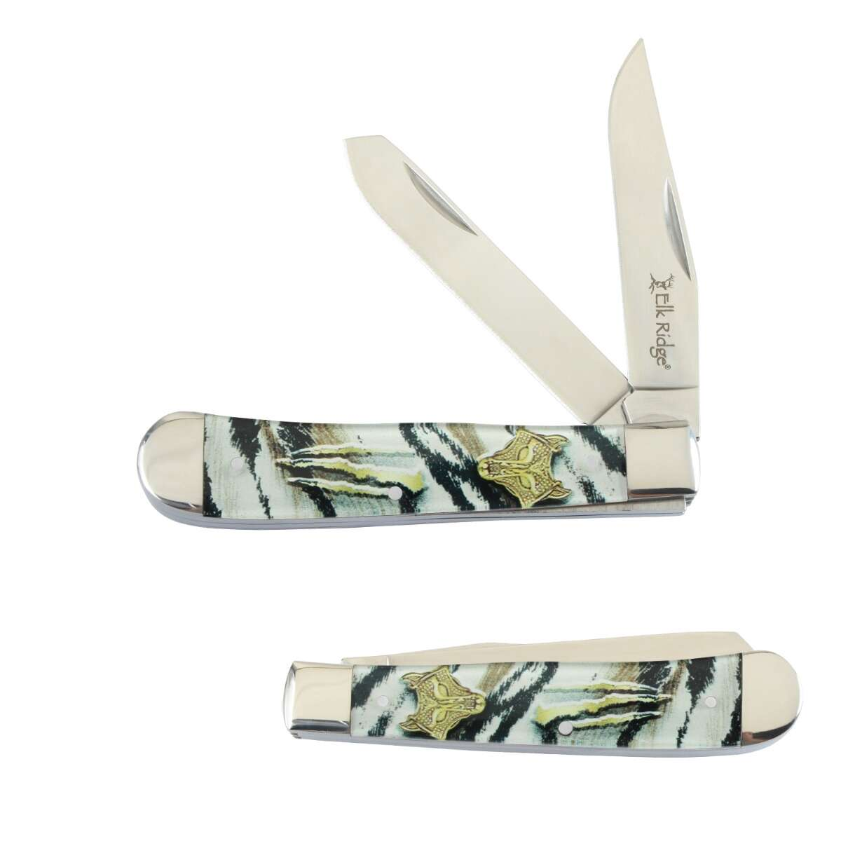 Elk Ridge - Folding Knife - Gentleman's Knife - Trapper - ER-42452-BK