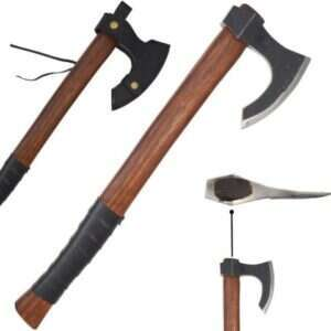Old Ram -Handmade High Carbon Viking Throwing Axe - OR-718