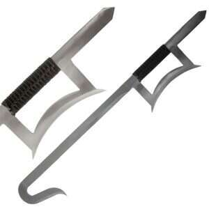 BladesUSA - Martial Arts Training Equipment - Twin Hook Swords - Set of 2 - C-616S