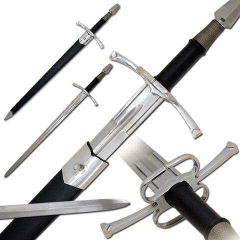 Medieval Warrior - Handmade Handforged 15th Century Tempered Sword - ICS-058