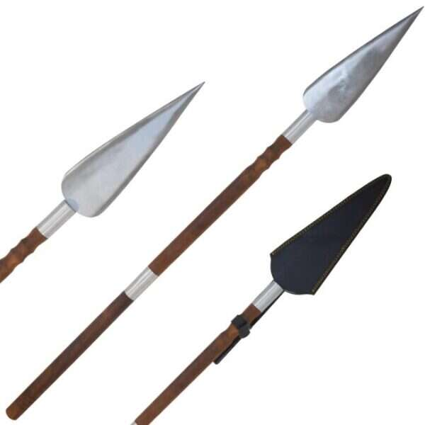 Medieval Warrior Handmade - Viking Spear With Sheath - OR-703