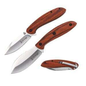 Elk Ridge - Hunting Knife Set- Fixed Blade and Folder - ER-SET111BN