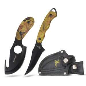 Elk Ridge - 2-PC Fixed Blade Hunting Knife Set - ER-300GC