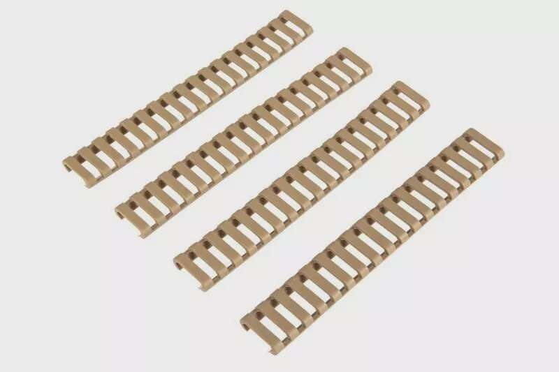 Set of 4 RIS Rail Covers - Tan