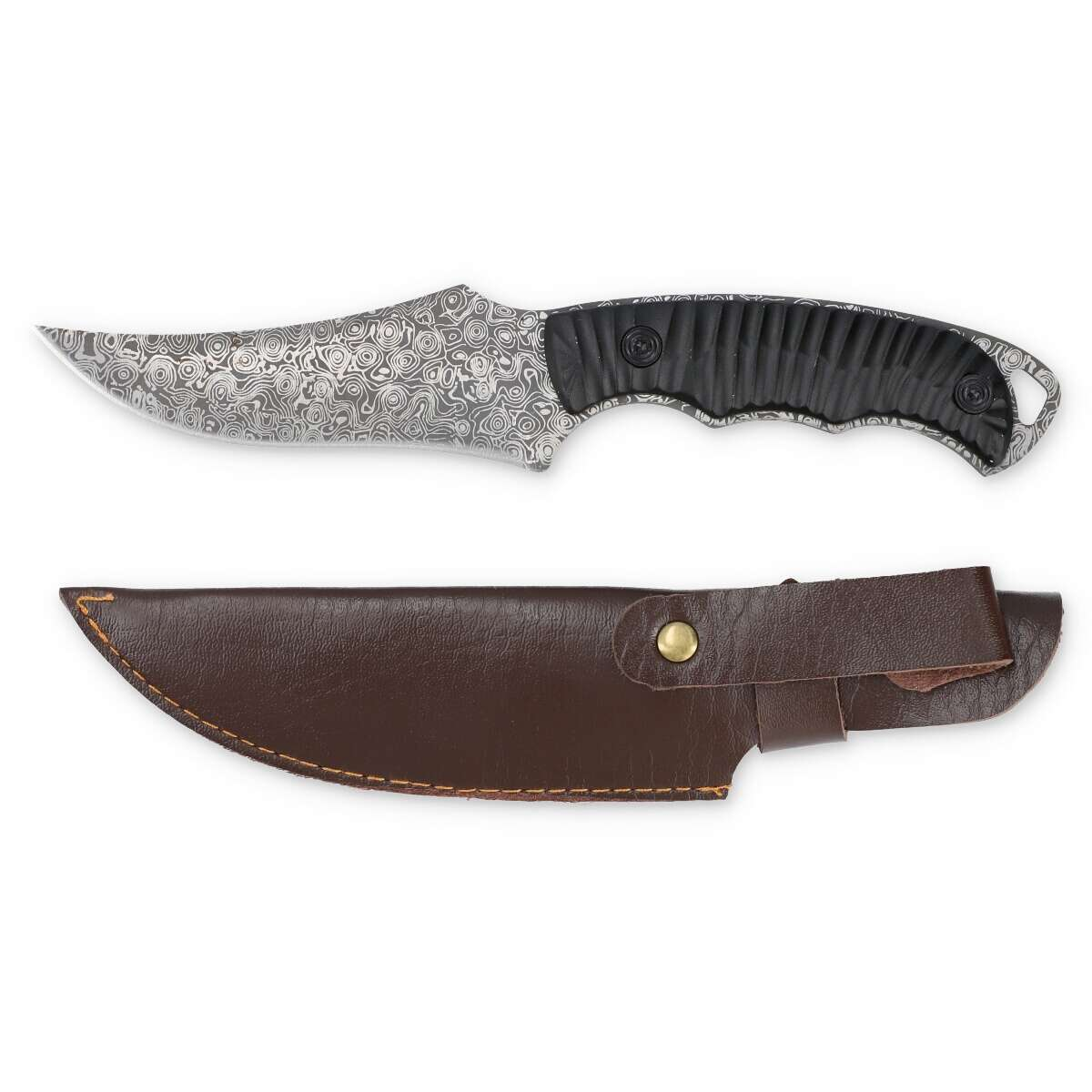 Kniv - jaktkniv med läderslida