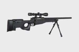 Specna Arms SA-S11 sniper airsoft rifle with scope and bipod Black