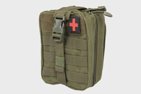 Apteczka zrywana Molle z naszywką Medyk GFC Tactical Oliwkowa