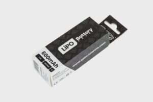LiPo 7.4V 600mAh 20/40C Battery for PDW - T-Connect (Deans)