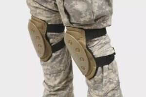 Set of knee protection pads - sand
