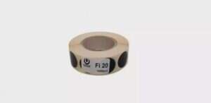 Stickers for 20mm shooting targets - 2000 pcs. - Black
