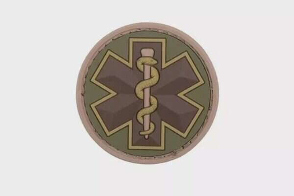 EMT Star PVC Badge - Multicam