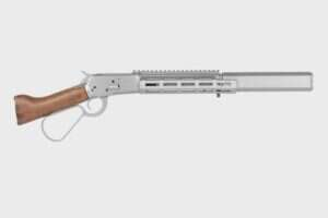 Rifle replica 1873RS (Real Wood) - silver