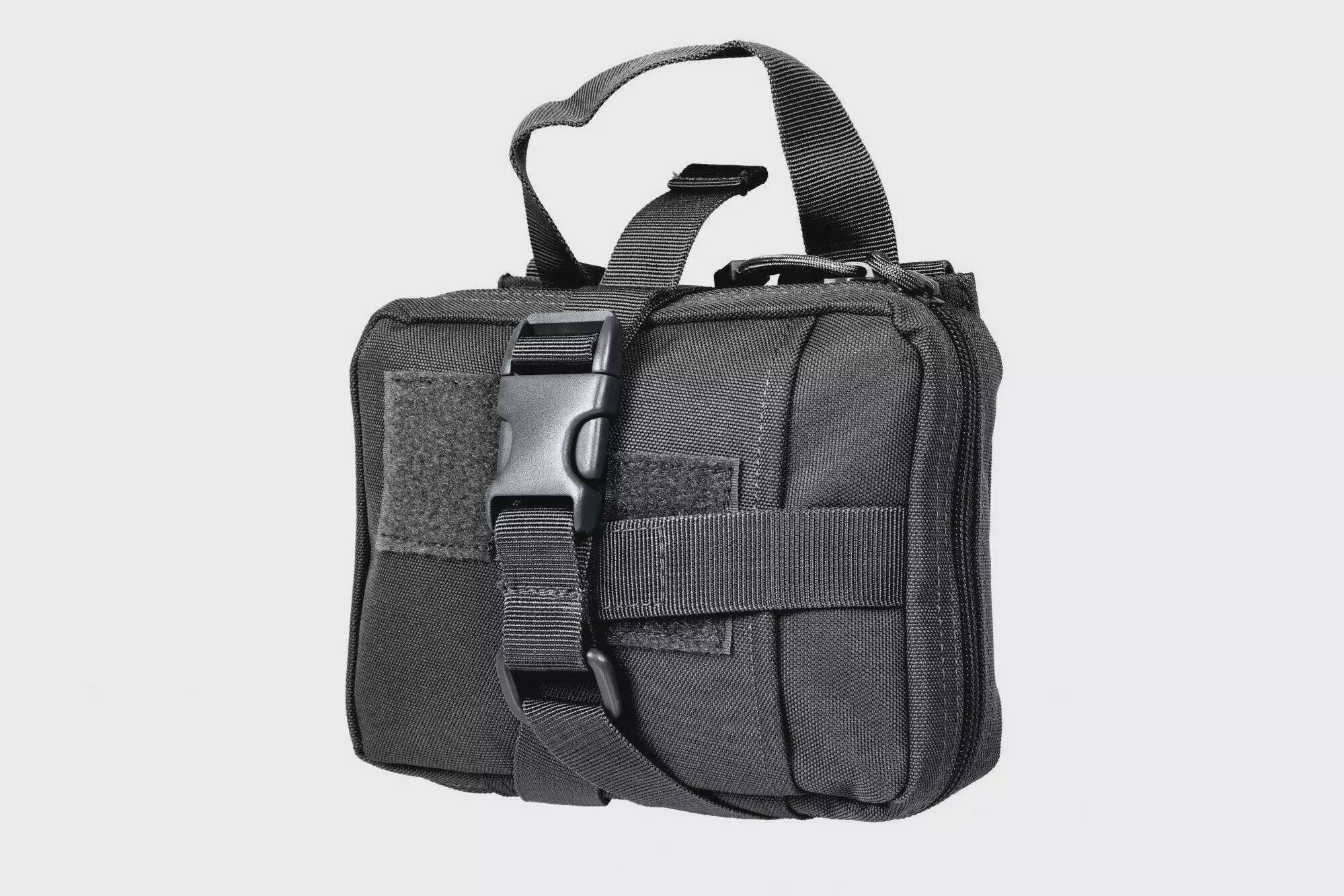 Small MOLLE Rip-Away Medical Pouch - Black