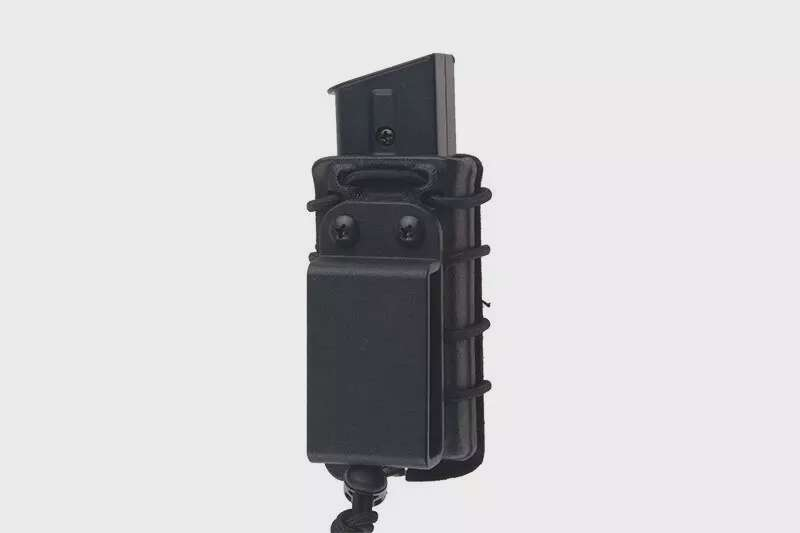SMC Single Stack Magazine Pouch with flocking (na pas 50mm) - black