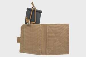 Wosport Coyote Brown horizontal magazine pouch for rifle magazine