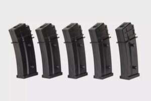 Set of 5 Mid-Cap 120 BB Magazines for G36 Replicas