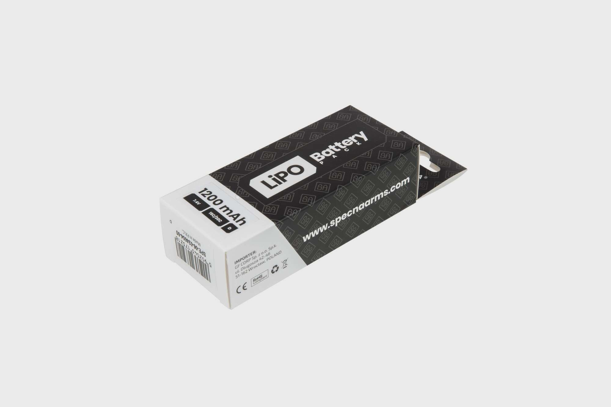 LiPo 7,4V 1200mAh 15/30C Battery - T-Connect (Deans)