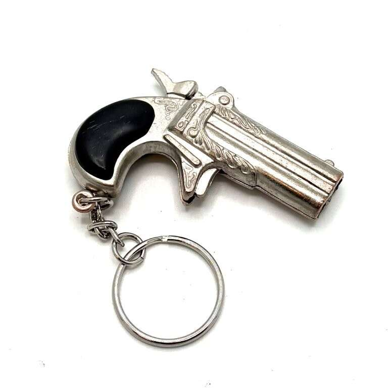Nyckelring - derringer - ~6cm - pistol - knallpulver