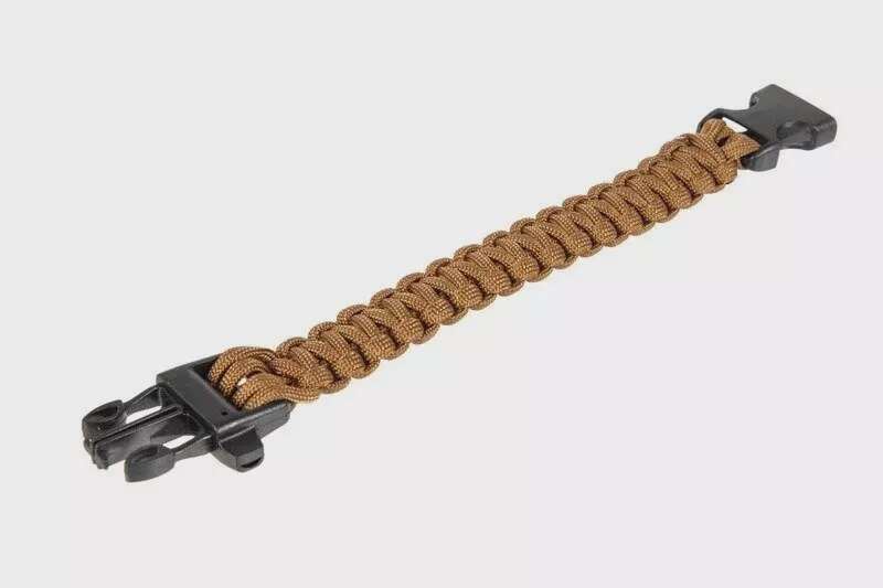 Survival Bracelet (Fastex) - Khaki