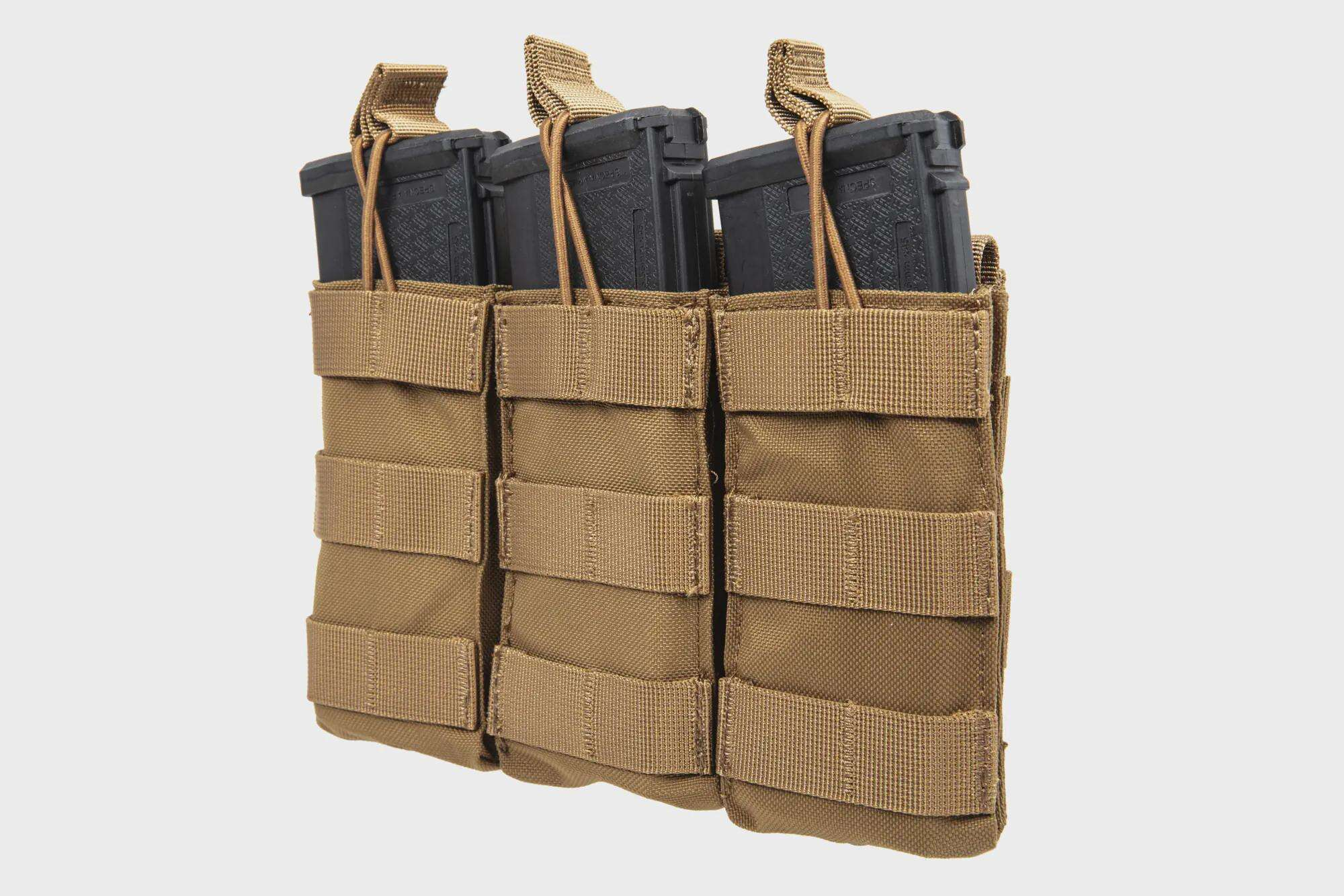 Triple open type loader for M4/M16 magazines Specna Arms Tan