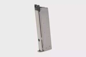 Low-Cap 15 BB Gas Magazine for 1911/Night Hawk Replicas - Silver