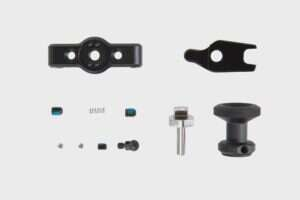 Enlarged Type 2 TTI Airsoft reloading lever with fire selector for AAP01 Black