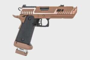airsoft SRC Sahara Viper DUAL POWER pistol with CO2 magazine Flat Dark Earth