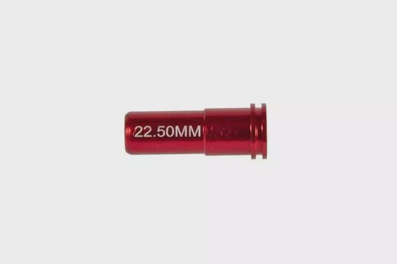 Double-sealed aluminium CNC nozzle for AEG replicas - 22.50mm