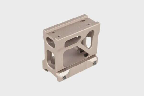 JJ Airsoft RIS rail mount for T1 Tan type red dot sight