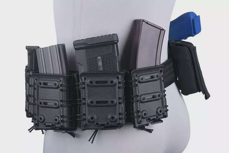 Open V (S) 7.62 Magazine Pouch - Primal Grey