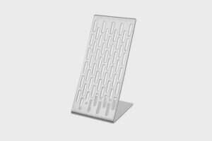 Metal Pistol Rack - Silver