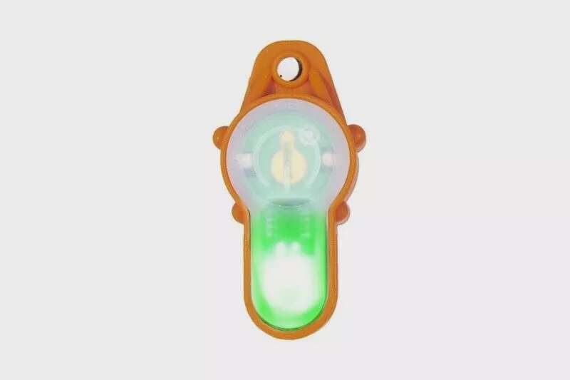 Lightbuck Pendant electronic marker - orange (green light)