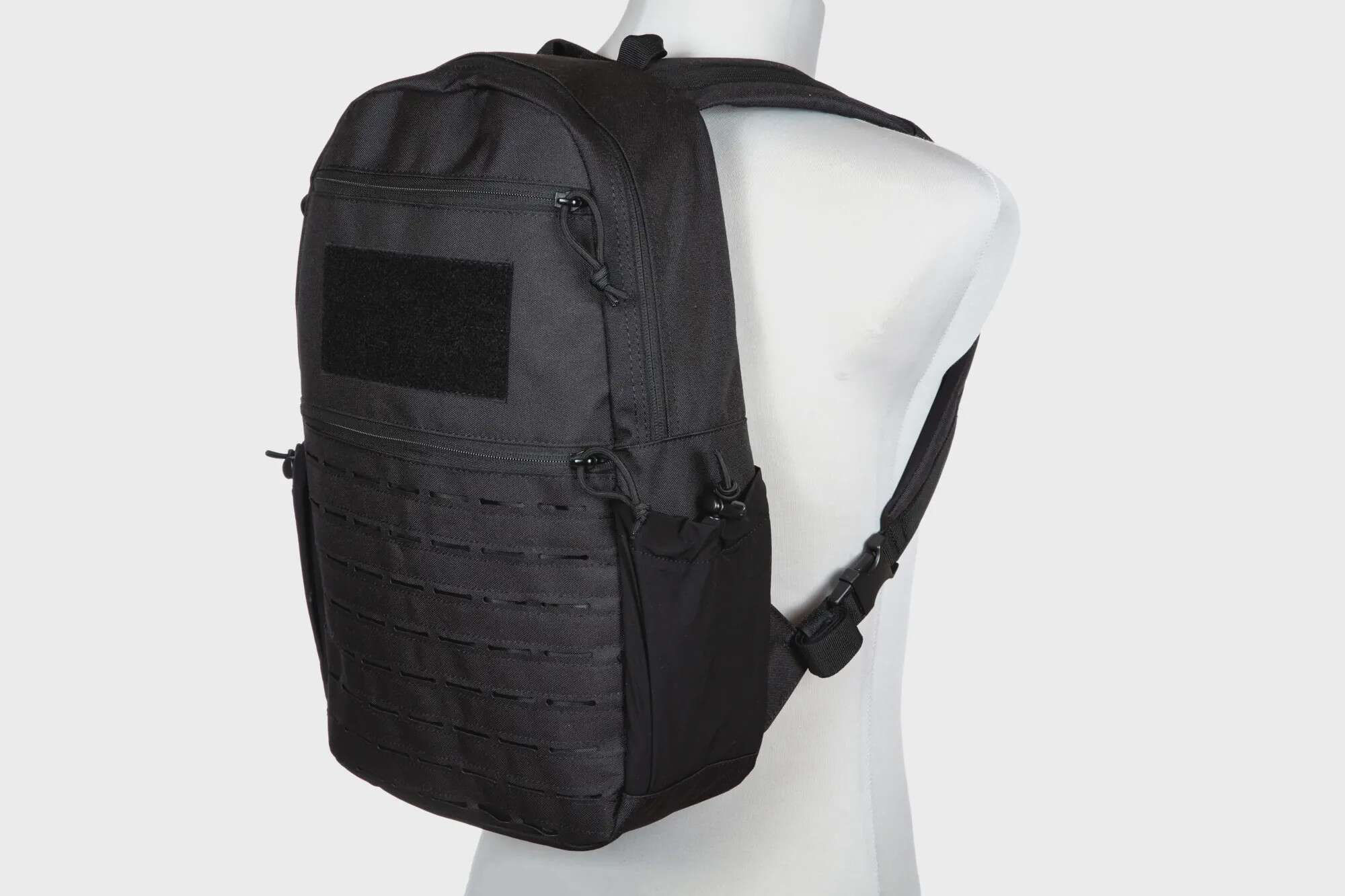 Lightweight Laser-Cut Tactical Backpack - Black