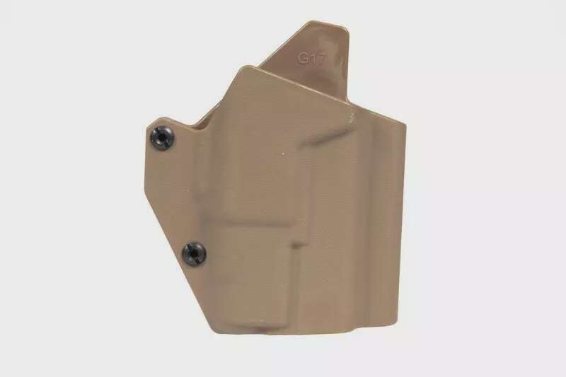 Composite Holster for G17 Replicas with Tactical Flashlight - Dark Earth