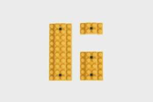 Rail covers RIS blocks - Yellow