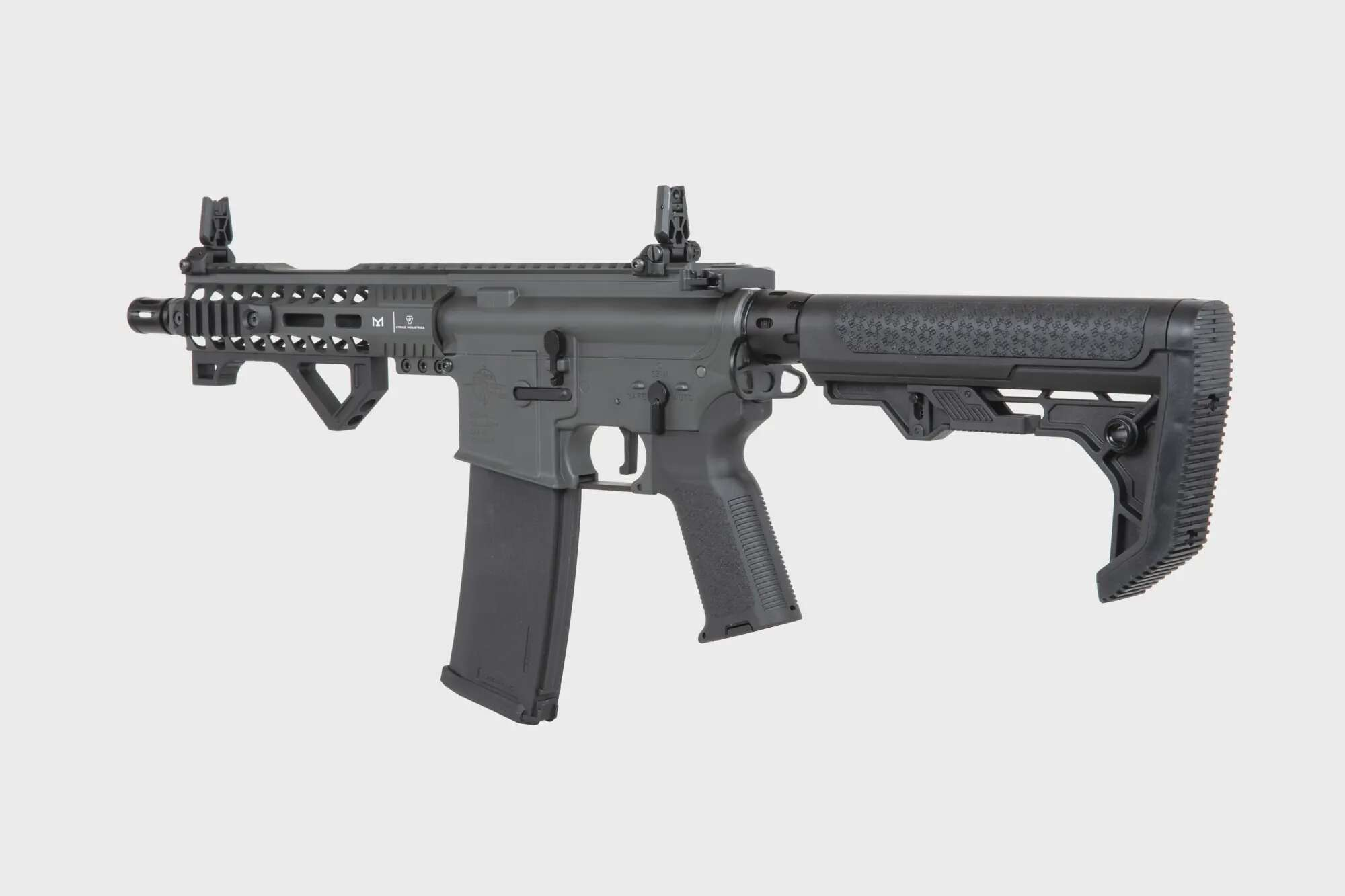 Specna Arms RRA SA-P17 Prime™ Light Ops Stock Kestrel™ ETU airsoft Carbine with Brushless Motor Grey