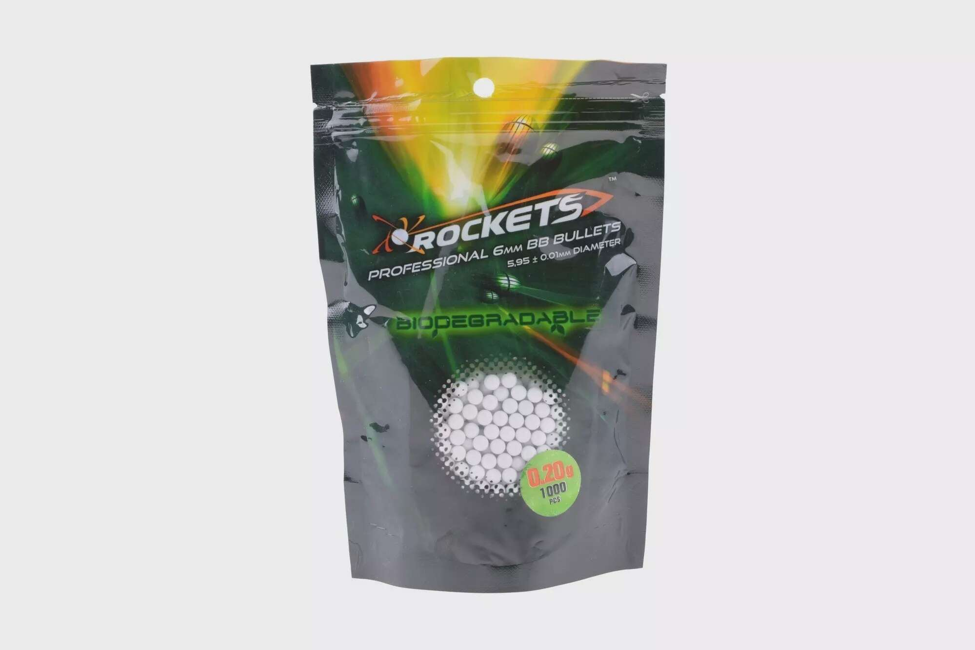 Rockets Professional BIO 0,20g BBs - 1000pcs - white