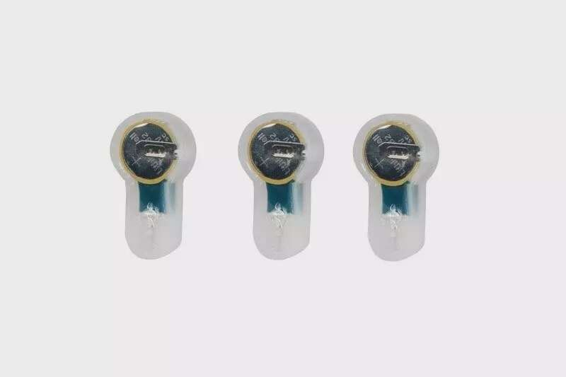 Lightbuck Card Button electronic marker - orange (blue light)
