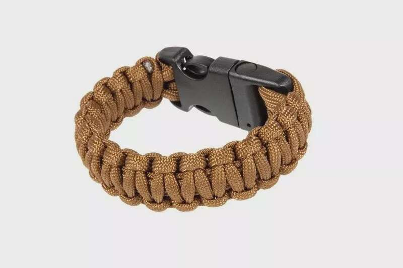 Survival Bracelet (Fastex) - Khaki