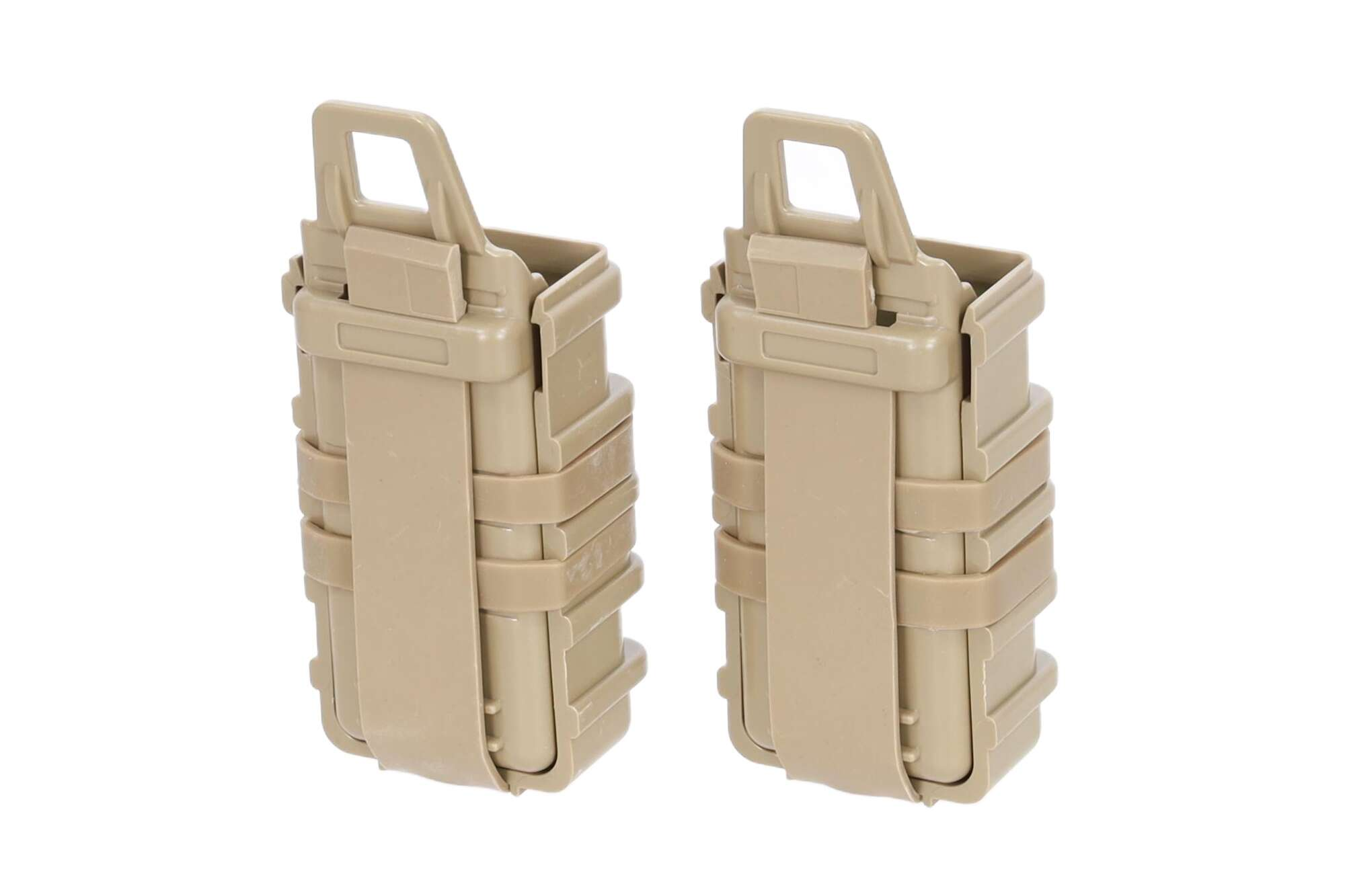Podwójna ładownica SATAC Open III (S) na magazynki pistoletowe Tan