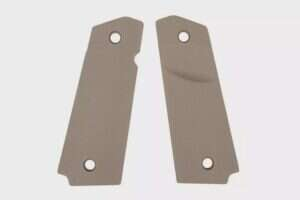 Colt 1911 Grip Side Linings - Dark Earth