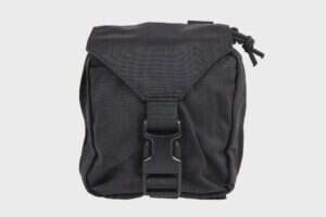 First aid kit with Molle panel Wosport Black